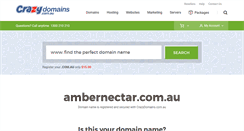 Desktop Screenshot of ambernectar.com.au